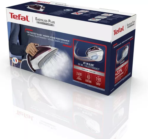 TEFAL FV 5714 Easygliss 2 Vasaló gőzölős 2400 W fehér / lila