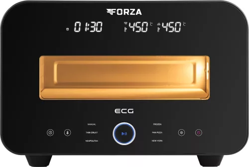ECG Forza 4600 Pizza Nero sütő 450°C, 45L