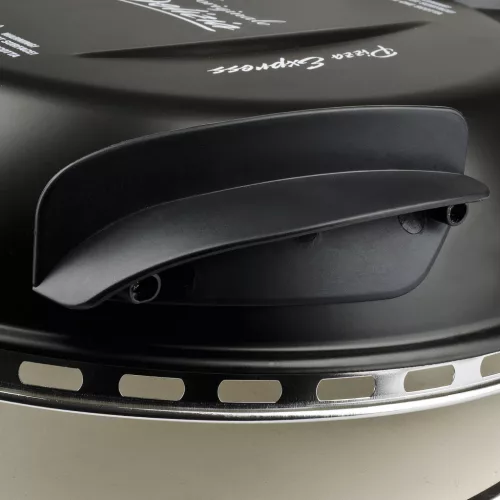 G3 Ferrari G10006 EVO Forno Pizza Delizia Black, eredeti fekete színű olasz házi pizza sütő, 5 perc alatt, 400 fokon, 31cm-es pizza