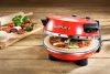 G3 Ferrari G10032 Forno Pizza Plus Snack Napoletana Red, piros/fekete színű olasz házi pizza sütő, 5 perc alatt, 400 fokon, 31cm-es pizza