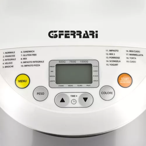 G3 Ferrari G10078 Pagnotta 19 funkciós kenyérsütőgép, 550 W