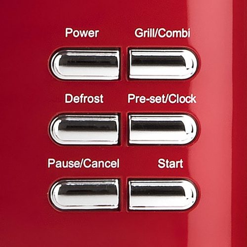 G3 Ferrari G10155 SAPORMIO VINTAGE Mikrohullámú sütő, 20 liter, 1.150W teljesítménnyel, piros színben