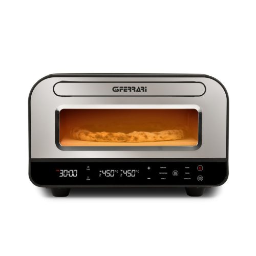 G3 Ferrari G10204 Pizza Pro 2 minuti pizzasütő, 1600-1850 W, 60 perces időzítővel, digitális kijelzővel, 6 programmal