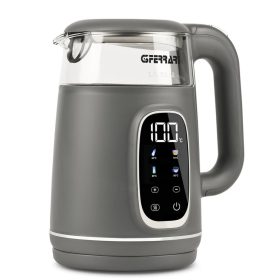   G3 Ferrari G10224 Tisaniere Glass hőfokszabályzású üveg vízforraló, digitális érintőkijelző, melegen tartás funkció, 1.7 liter (G1022400)