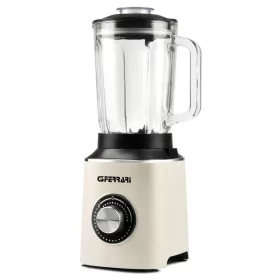   G3 Ferrari G20122 Superbo Professzionális turmixgép 600W, 1.5L üvegkancsóval, jégdaráló funkció, krém színben