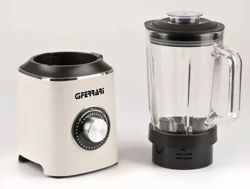 G3 Ferrari G20122 Superbo Professzionális turmixgép 600W, 1.5L üvegkancsóval, jégdaráló funkció, krém színben