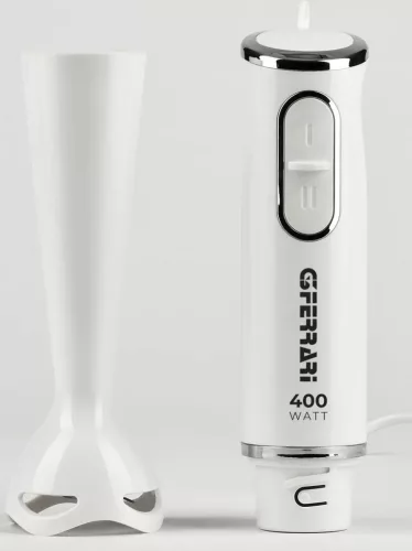 G3 Ferrari G20141 Easymix botmixer 400W teljesítmény, rozsdamentes acél pengék, 2 sebesség és ergonomikus fogás