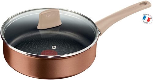 Tefal G2543202 Eco-Respect mély serpenyő + fedő 24 cm, tapadás mentes indukciós