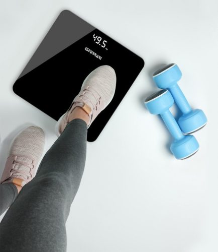 G3 Ferrari G30058 ZENIT -  Modern, precíz és stílusos digitális személymérleg rejtett LED kijelzővel, edzett üveggel