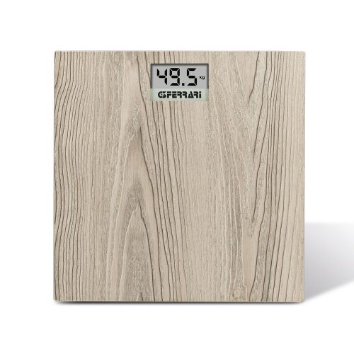 G3 Ferrari G30065 ROVERE – Digitális személymérleg tölgyfa hatású edzett üveglappal