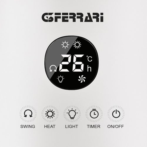 G3 Ferrari  G60032 Lapát nélküli ventilátoros fűtőtest, 1000/2000 W