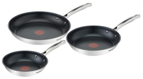 Tefal G718S334 Duetto+ 3 darabos serpenyőszett, 20/24/28 cm, ezüst