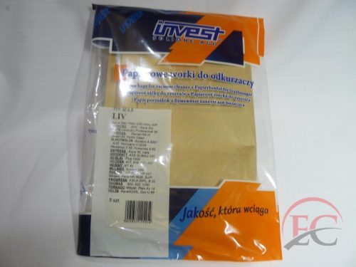 IZ-L5 KARTONFEJ NÉLKÜLI 'ZSEMLÉSTASAK' KOMPATIBILIS PAPÍR PORZSÁK (5DB/CSOMAG)