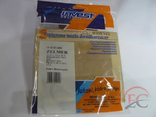 IZ-321.0080 INVEST ZELMER FLIP COBRA STB.KOMPATIBILIS PAPÍR PORZSÁK (5DB+2FILTER/CSOMAG)