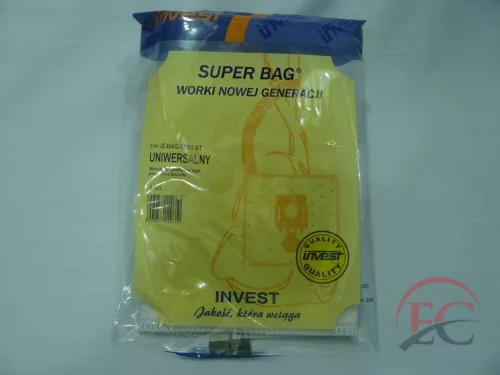 IZ-BAG01/02S INVEST UNIVERZÁLIS KOMPATIBILIS MIKROSZÁLAS PORZSÁK (5DB/CSOMAG)