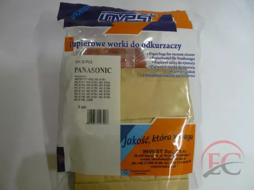 IZ-PC5 PANASONIC INVEST KOMPATIBILIS PAPÍR PORZSÁK (5DB/CSOMAG)