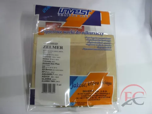 IZ-2000/321 IZ-321.0081 ZELMER FLIP COBRA STB.  KOMPATIBILIS PAPÍR PORZSÁK (5DB/CSOMAG)