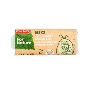   PACLAN FOR NATURE BIOLÓGIAILAG LEBOMLÓ SZEMETESZSÁK 12L (15DB/TEKERCS) 14MY