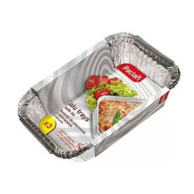   PACLAN ALU-SÜTŐFORMA LASAGNE FEDŐFÓLIÁVAL 3DB/CSOMAG 25CMX18CM