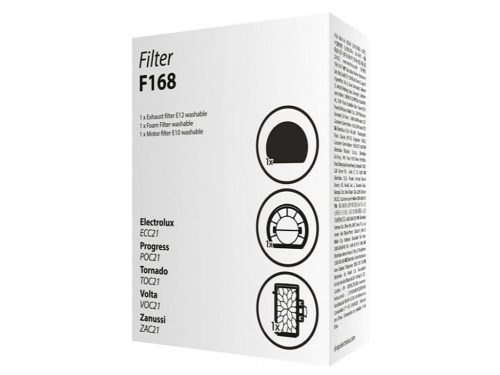 PORSZÍVÓ HEPA FILTER KÉSZLET ELECTROLUX ECC21-2IW / F168 / 9009232126 GYÁRI