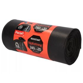   PACLAN BIG&STRONG FEKETE SZEMETESZSÁK 240L (20DB/TEKERCS) 90CMX140CM 40MY
