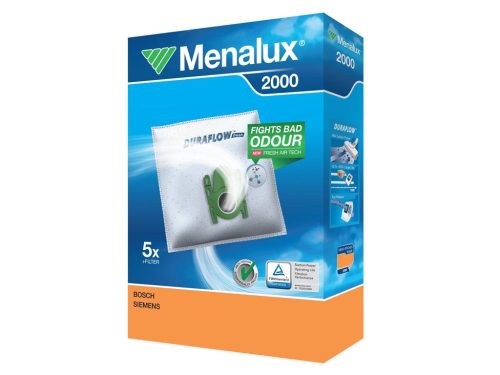 MENALUX 2000 BOSCH / SIEMENS G STB. GYÁRI MIKROSZÁLAS PORZSÁK (5DB+1FILTER/CSOMAG) 9001961466