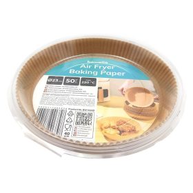   AIR FRYER SÜTŐPAPÍR FORRÓLEVEGŐS / OLAJ NÉLKÜLI SÜTŐHÖZ Ø23CM (50DB/CSOMAG)
