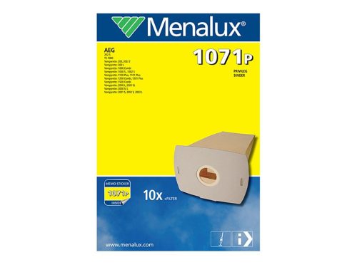 IZ-A121GY MENALUX 1071P GYÁRI PAPÍR PORZSÁK (10DB+1FILTER/CSOMAG)
