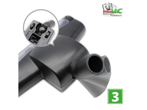 PORSZÍVÓ UNIVERZÁLIS GÖRGŐS TURBÓ SZÍVÓFEJ Ø32MM PRÉMIUM KATEGÓRIÁS SZÉLESSÉGE: 275MM