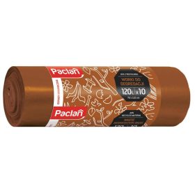   PACLAN SZELEKTÍV BIO HULLADÉK GYŰJTŐ SZEMETESZSÁK 120L (10DB/TEKERCS) 70CMX110CM 17MY