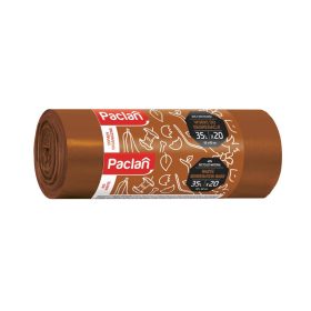   PACLAN SZELEKTÍV BIO HULLADÉK GYŰJTŐ SZEMETESZSÁK 35L (20DB/TEKERCS) 50CMX60CM 9MY