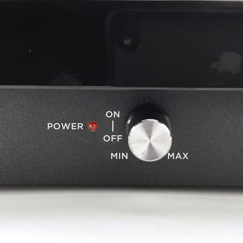 Aiwa GBTUR-120BKMKIII Analóg lemezjátszó Bluetooth funkcióval, magasfényű fekete színben