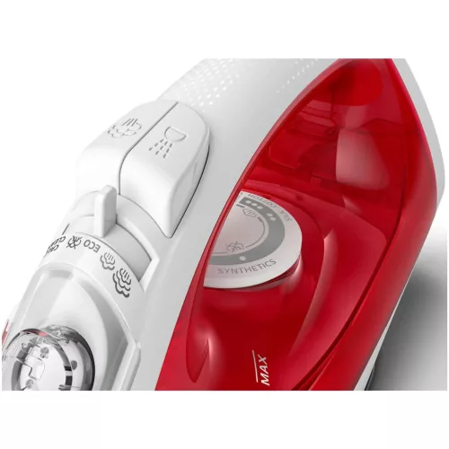 Philips GC1742/40 EasySpeed Gőzölős Vasaló - Kerámia Vasalótalppal, 2000 W, Piros/Fehér