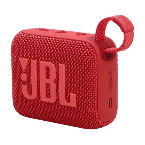 JBL GO 4 hordozható bluetooth hangszóró, piros