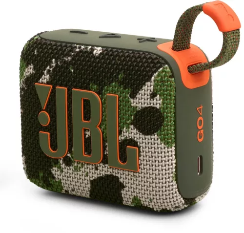 JBL Go 4 Squad hordozható Bluetooth hangszóró, terepmintás