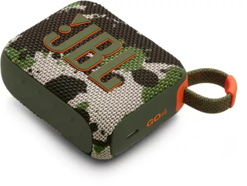 JBL Go 4 Squad hordozható Bluetooth hangszóró, terepmintás