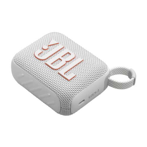 JBL GO 4WH hordozható bluetooth hangszóró, fehér