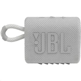   JBL Go 3 vízálló hordozható Bluetooth hangszóró fehér (JBLGO3WHT)