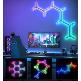   Govee Glide RGBIC Y alakú fénypanel - 7db fények Hang + Wifi + Bluetooth vezérlésel, GOVH6065