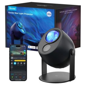   Govee Galaxy Star Projector 16 millió szín, 52 jelenet mód, éjszakai fény, Matter, Wifi + Bluetooth vezérléssel, GOVH6093