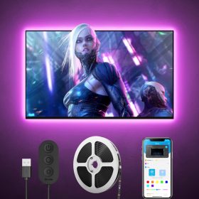   Govee TV SMART LED háttérvilágítás 46-60 hüvelykes TV-khez App +Wifi +Bluetooth vezérléssel, GOVH6178