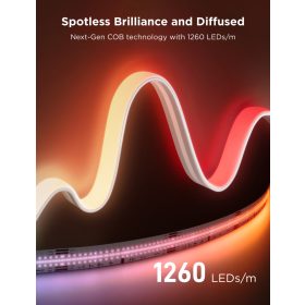   Govee COB szalaglámpa - 3M Wifi +Bluetooth csatlakozás, GOVH61E5