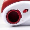 Girmi GT02 Elektromos reszelő, piros/fehér színben, 12 W, újratölthető, 2 féle reszelő görgővel