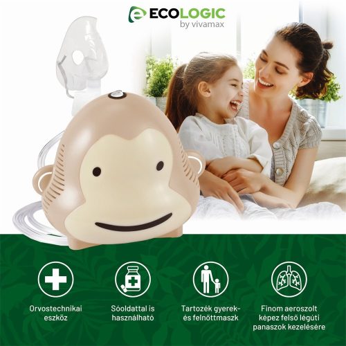 Ecologic Kompresszoros inhalátor "Dr.Bongo", GYEL03
