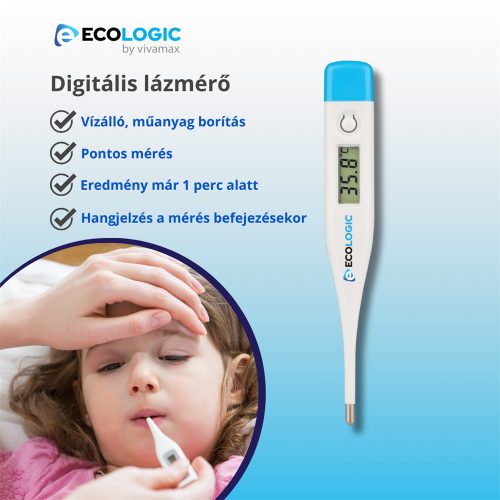Ecologic Digitális lázmérő, GYEL04