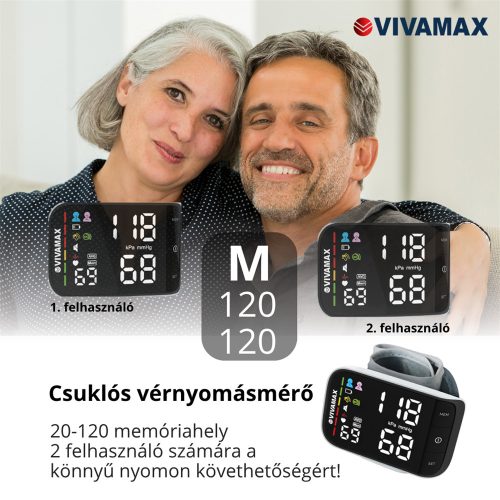 Vivamax V36 Csuklós vérnyomásmérő