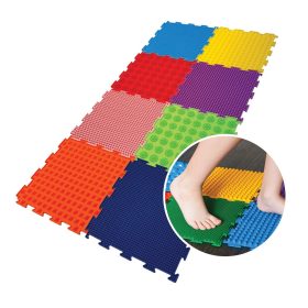   VivaFit GYVSZMSZ Szenzoros masszázsszőnyeg szett (8 darabos)