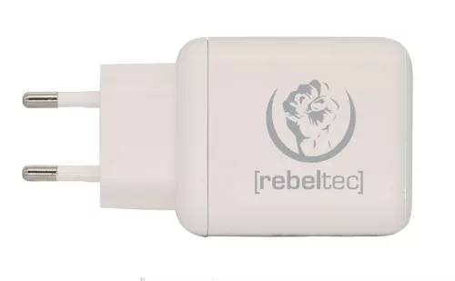 Rebeltec H200 Turbo QC3,0 + PD 20 Hálózati töltő - Fehér