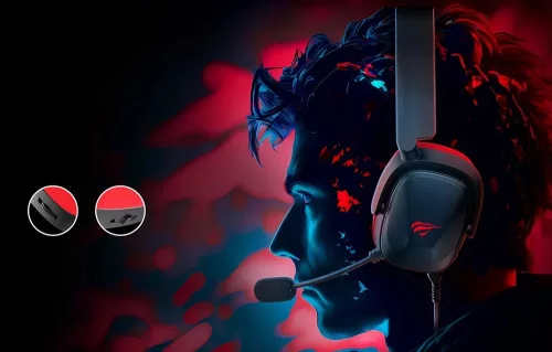 Havit H2039d Vezetékes Gaming Headset - Fekete/Piros