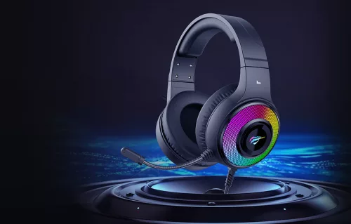 Havit H2042d RGB Vezetékes Gaming Headset - Fekete